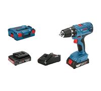 Bosch Professional AMPShare 18V Taladro atornillador de batería GSR 18V-21 (18 V, 2 baterías, 2 Ah, 55 Nm) + Garantía BAUHAUS 5 años para equipos...