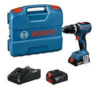 Bosch Professional AMPShare 18V Taladro atornillador percutor de batería GSB 18V-65 (18 V, 2 baterías, 2 Ah - 4 Ah, 65 Nm) + Garantía BAUHAUS 5...