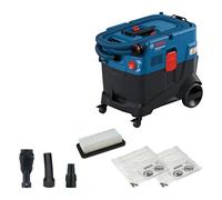 Bosch Professional aspirador universal GAS 400 A (1200 W, limpieza automática del filtro (AFC), con filtro principal, manguera, adaptador PT, tubo curvado, 2 bolsas de recogida de polvo)