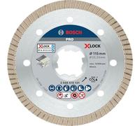 Bosch Professional Best - Disco de corte de diamante (para cerámica, X-LOCK, Extra Turbo, Ø115 mm, diámetro del orificio: 22,23 mm)