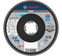 BOSCH X-LOCK Muelas abrasivas de láminas del sistema Best for Metal Ø 115 mm, G 120, X571, versión curvada, fibra de vidrio 2608619200