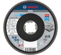 Bosch Professional Best - Disco de láminas (para metales, X-LOCK, X571, Ø125 mm, grano K80)