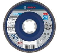 Bosch Professional Best - Disco de láminas recto (para metales, X-LOCK, X571, Ø115 mm, grano K40, orificio Ø 22,23 mm)
