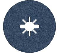 Bosch Professional Best - Discos de lija de fibra (para metales, X-LOCK, R574, diámetro125 mm, grano 100, diámetro del orificio: 22,23 mm)