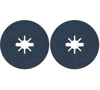 Bosch Professional Best - Discos de lija de fibra (para metales, X-LOCK, R574, diámetro125 mm, grano 120, diámetro del orificio: 22,23 mm) (Paquete de 2)