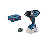 Bosch Professional BITURBO atornillador de impacto a batería GDS 18V-1000 C (par de apriete 1000 Nm, par de arranque 1600 Nm, sin baterías ni cargador, incl. módulo Connectivity, en L-BOXX 136)