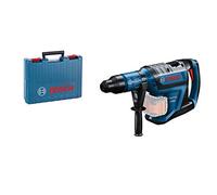 Bosch Professional BITURBO GBH 18V-45 C - Martillo perforador a batería (Brushless, 18V, 12,5 J, Ø máx. hormigón 45 mm, SDS max, Connectivity, sin batería, en maletín)