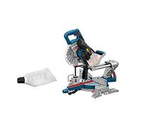 Bosch Professional BITURBO GCM 18V-216 - Ingletadora telescópica a batería (18V, disco Ø 216 mm, láser, sin batería, en caja)