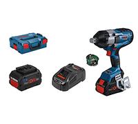 Bosch Professional BITURBO GDS 18V-1050 HC - Atornillador de impacto a batería (Brushless, 18V, 1050 Nm, inserción 3/4'', módulo Connectivity, 2 baterías ProCORE 8.0Ah, en L-BOXX)