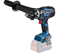 Bosch Professional BITURBO GSB 18V-150 C - Taladro percutor a batería (18V, 150 Nm, 2200 rpm, conectable, sin batería, en caja), Azul