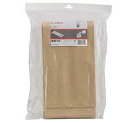 Bosch Professional Bolsas de papel para aspiradora, para GAS 55, en bolsa de plástico, Set de 5 Piezas