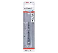 Bosch Professional Brocas de vástago hexagonal PointTeQ, para metal, diámetro: 3.5 mm, vástago hexagonal de ¼", accesorios para taladro de impacto y taladro atornillador