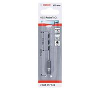 BOSCH Broca para metal HSS PointTeQ HEX con vástago de 6 puntas; 3 mm (5 piezas) 2608577519