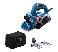 Bosch Professional Cepillo portátil de GHO 20-82 (700 W de potencia, uso con la mano derecha y la izquierda, incl. llave de montaje, guía paralela, saco para polvo)