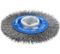 Bosch Professional Clean - Rueda de alambre ondulado (para metales, X-LOCK, Ø 115 mm, grosor del alambre 0,3 mm), Negro