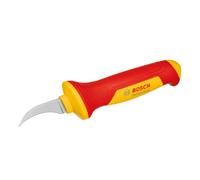 Bosch Professional Cuchillo pelacables VDE – Hoja de gancho en forma de hoz, cuchilla de acero S2