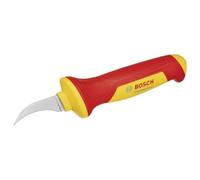 Bosch Professional Cuchillo pelacables VDE – Hoja de gancho en forma de hoz, cuchilla de acero S2
