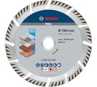 Bosch Professional Disco de Corte de Diamante Estándar para Universal, Hormigón y Mampostería, 180 x 22.23 mm, Accesorio para Amoladora Angular