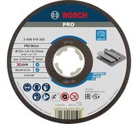 Bosch Professional Expert - Disco de corte recto (para metales, X-LOCK, Ø115 mm, diámetro del orificio: 22,23 mm, grosor:1,6 mm), Negro