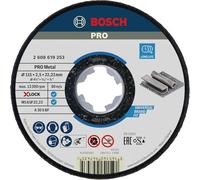 Bosch Professional Expert - Disco de corte recto (para metales, X-LOCK, Ø115 mm, diámetro del orificio: 22,23 mm, grosor:2,5 mm), Negro