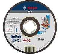 Bosch Professional Expert - Disco de corte recto (para MultiMaterial, X-LOCK, Ø125 mm, diámetro del orificio: 22,23 mm, grosor:1,6 mm), Negro