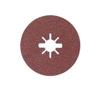 Bosch Professional Expert - Discos de lija de fibra (para metales, X-LOCK, R444, Ø115 mm, grano 36, diámetro del orificio: 22,23 mm), Negro