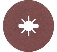 Bosch Professional Expert - Discos de lija de fibra (para metales, X-LOCK, R444, Ø125 mm, grano 100, diámetro del orificio: 22,23 mm), Negro