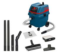 Bosch Professional GAS 25 L SFC - Aspirador seco/húmedo (248 mbar, depóstio 25 l, clase polvo L, manguera 3m)