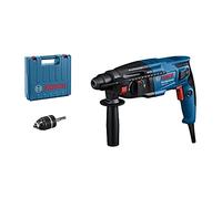Bosch Professional GBH 2-21 - Martillo perforador combinado (2 J, Ø máx. hormigón 21 mm, SDS plus + cilíndrico automático, en maletín)