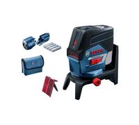 Bosch Professional GCL 2-50 C RM2 Láser Combinado Punto y Línea Bluetooth Control Remoto, 50m Alcance, Dual Power 12V/AA, L-Boxx Ready