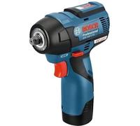 Bosch Professional 12V System atornillador de impacto a batería GDS 12V-115 (par de apriete máx. 115 Nm, fuerza de impacto 0-3100 ipm, in andeja para L-BOXX, sin batería/cargador)