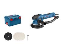 Bosch Professional GET 75-150 - Lijadora excéntrica turbo (750 W, Ø de plato lijador 150 mm, softstart, en L-BOXX)