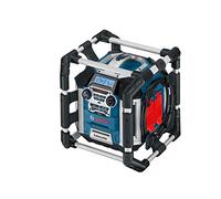 Bosch Professional GML 50 Radio para la construcción a batería, sin batería, USB, Entrada Auxiliar, Cargador de batería Integrado, 50 W, 14,4 V-18 V