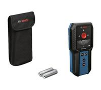 Bosch Professional detector de pared GMS 100-23 (profundidad de detección máx. de metal no magnético/metal magnético/cables con corriente/madera: 100/80/50 mm, 2 pilas AA, bolsa)