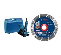 Bosch Professional GNF 35 CA - Rozadora eléctrica (1400 W, Ø del disco 150 mm, prof. 35 mm) + 1x Disco de corte de diamante Expert MultiMaterial (para Hormigón, Ø 150 mm, accesorios Amoladora grande)