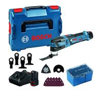Bosch Professional GOP 12V-28 - Multiherramienta a batería (12 V, Starlock, 12 accesorios, 2 baterías x 3.0 Ah, en L-BOXX)