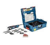 Bosch Professional GOP 55-36 - Multiherramienta (550 W, Starlock, set de 10 accesorios + 25 lijas, en L-BOXX)