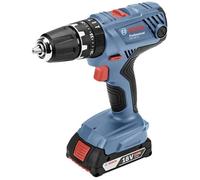 Bosch Professional 18V System taladro con percusión a batería GSB 18V-21 (incl. 2 baterías de 2,0 Ah, cargador rápido GAL 18V-40, L-BOXX)