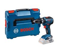 Bosch Professional GSB 18V-55 - Taladro percutor a batería (18V, 55 Nm, sin batería, en L-BOXX), Azul, Solo