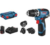 Bosch Professional GSR 12V-35 FC - Taladro Atornillador Inalámbrico - 2 x 3.0Ah incl. accesorios