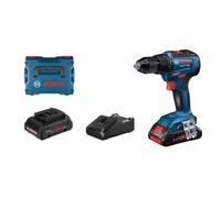 Bosch Professional GSR 18V-55 Taladro Atornillador Inalámbrico Motor Sin Escobillas 18V 55 Nm con 2 Baterías 4.0Ah ProCORE y L-BOXX