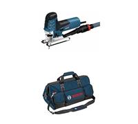 Bosch Professional GST 150 CE - Sierra de calar (780 W, máx. 3100 cpm, corte 150 mm, en maletín) + Bosch Professional - Bolsa para herramientas (talla L, 55x35x35 cm)