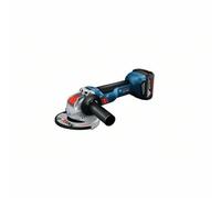 Bosch Professional GWX 18V-10 Amoladora Angular 18V 125mm con 2 Baterías 5.0AH, Cargador Gal 1880 y L-Boxx X-Lock