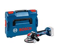 Bosch Professional GWX 18V-7 - Amoladora angular a batería, X-LOCK, disco 115 mm, sin batería, L-BOXX