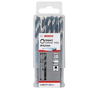 Bosch Professional HSS Impact Control - 10 brocas hexagonales (para metal, 6 x 57 x 98 mm, accesorio para taladro)