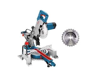 Bosch Professional ingletadora telescópica GCM 80 SJ (1400 W, Ø del disco de sierra: 216 mm, incl. 2 discos de sierra, llave Allen)