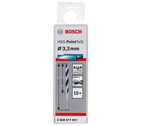 BOSCH Broca helicoidal HSS PointTeQ 3,3 mm (10 uds) 2608577201