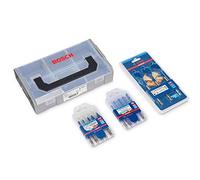 Bosch Professional - Juego de 3 brocas Expert HEX-9 en mini L-boxx (para madera, cerámica, multimaterial, accesorios, taladro, taladro de percusión)