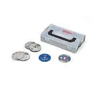 Bosch Professional Juego de discos de 9 piezas de 76 mm en mini L-Boxx (para GWS-12V, Ø 76 mm, Accesorios Amoladoras Angulares)