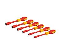 Bosch Professional juego de llaves de vaso VDE de 6 piezas (7-14 mm, certificadas hasta 1000 V)